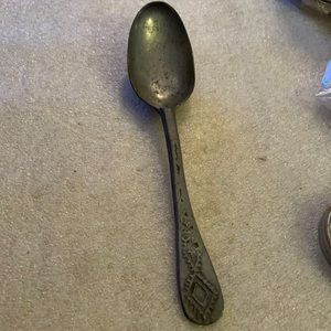 Antique first ware pewter spoon